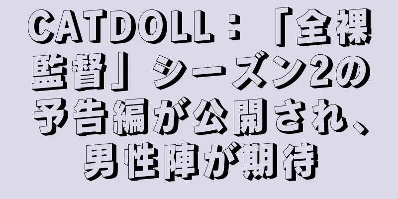 CATDOLL：「全裸監督」シーズン2の予告編が公開され、男性陣が期待