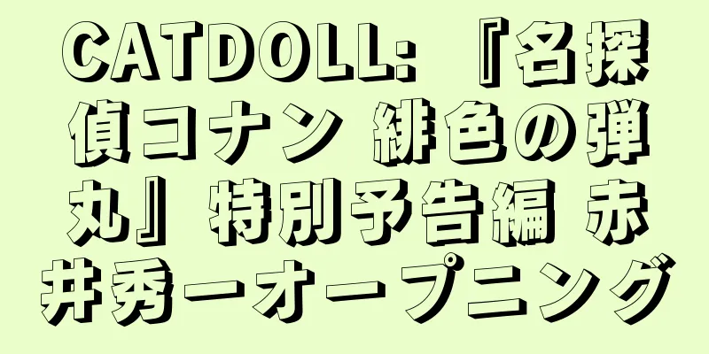 CATDOLL: 『名探偵コナン 緋色の弾丸』特別予告編 赤井秀一オープニング