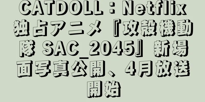 CATDOLL：Netflix独占アニメ『攻殻機動隊 SAC_2045』新場面写真公開、4月放送開始