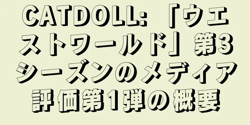 CATDOLL: 「ウエストワールド」第3シーズンのメディア評価第1弾の概要