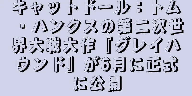 キャットドール：トム・ハンクスの第二次世界大戦大作『グレイハウンド』が6月に正式に公開