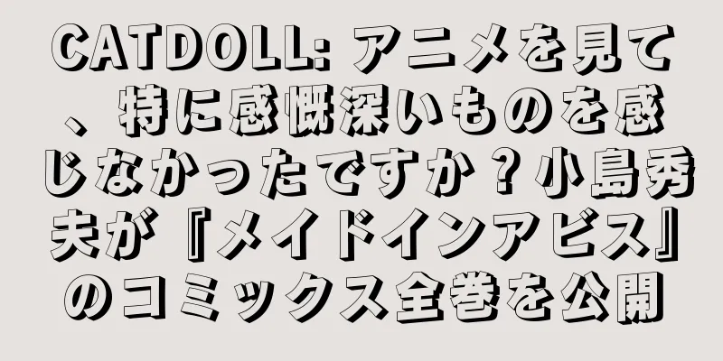 CATDOLL: アニメを見て、特に感慨深いものを感じなかったですか？小島秀夫が『メイドインアビス』のコミックス全巻を公開