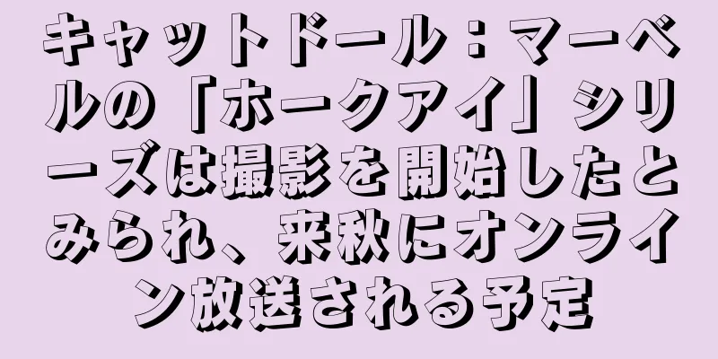 キャットドール：マーベルの「ホークアイ」シリーズは撮影を開始したとみられ、来秋にオンライン放送される予定
