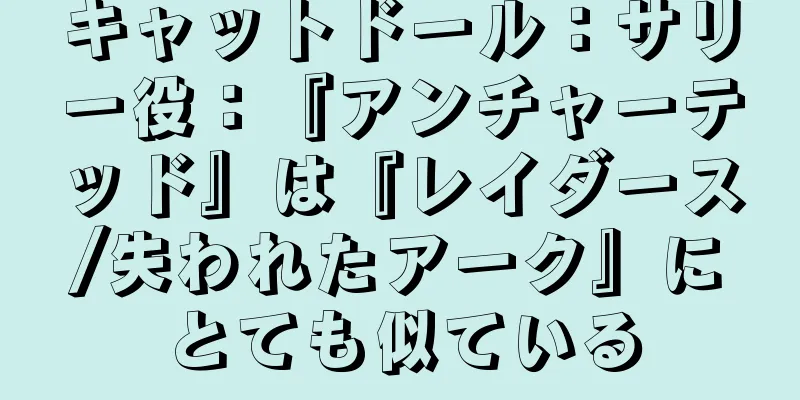 キャットドール：サリー役：『アンチャーテッド』は『レイダース/失われたアーク』にとても似ている