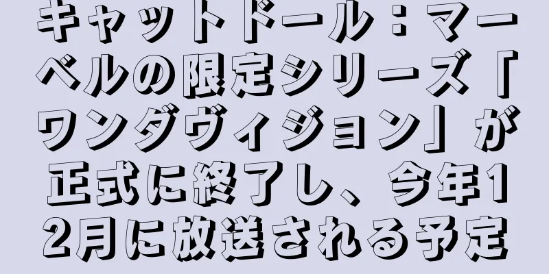 キャットドール：マーベルの限定シリーズ「ワンダヴィジョン」が正式に終了し、今年12月に放送される予定