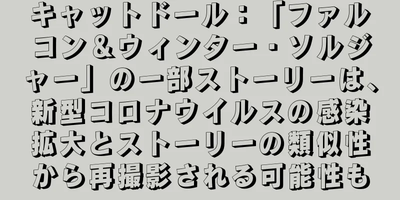 キャットドール：「ファルコン＆ウィンター・ソルジャー」の一部ストーリーは、新型コロナウイルスの感染拡大とストーリーの類似性から再撮影される可能性も