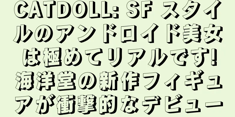CATDOLL: SF スタイルのアンドロイド美女は極めてリアルです!海洋堂の新作フィギュアが衝撃的なデビュー