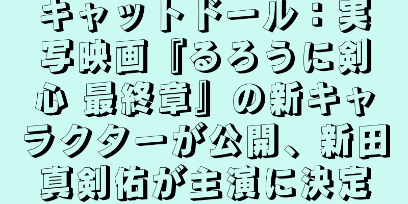 キャットドール：実写映画『るろうに剣心 最終章』の新キャラクターが公開、新田真剣佑が主演に決定