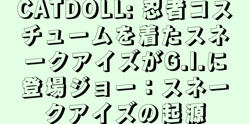CATDOLL: 忍者コスチュームを着たスネークアイズがG.I.に登場ジョー：スネークアイズの起源