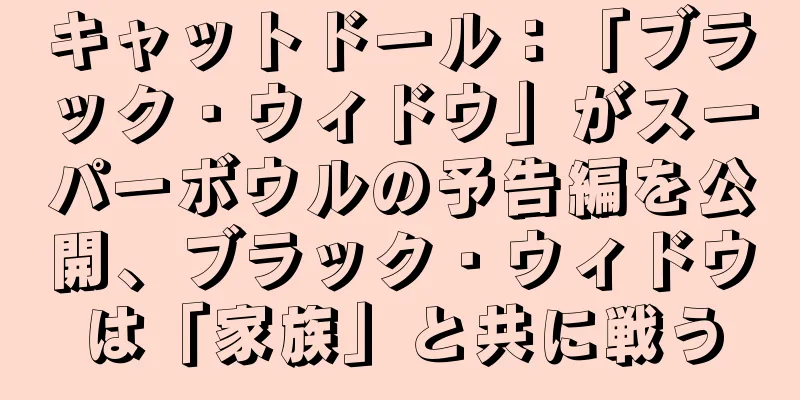 キャットドール：「ブラック・ウィドウ」がスーパーボウルの予告編を公開、ブラック・ウィドウは「家族」と共に戦う
