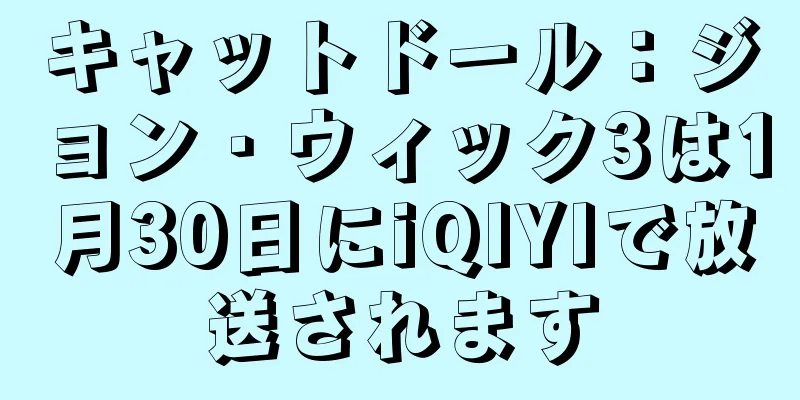 キャットドール：ジョン・ウィック3は1月30日にiQIYIで放送されます