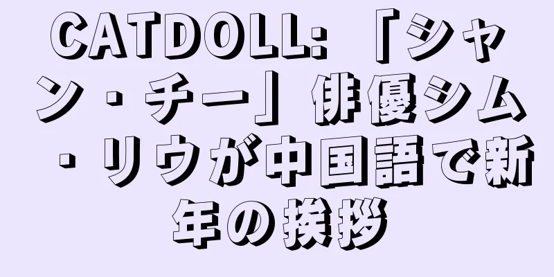 CATDOLL: 「シャン・チー」俳優シム・リウが中国語で新年の挨拶