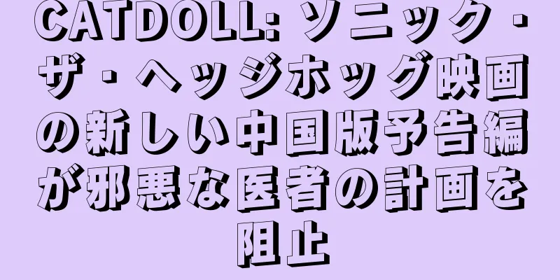 CATDOLL: ソニック・ザ・ヘッジホッグ映画の新しい中国版予告編が邪悪な医者の計画を阻止