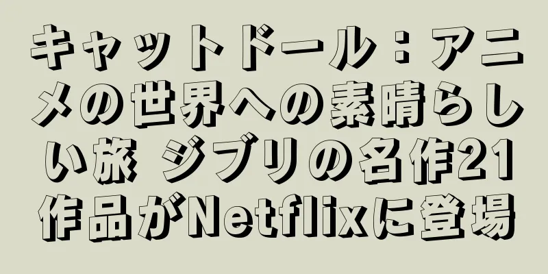 キャットドール：アニメの世界への素晴らしい旅 ジブリの名作21作品がNetflixに登場