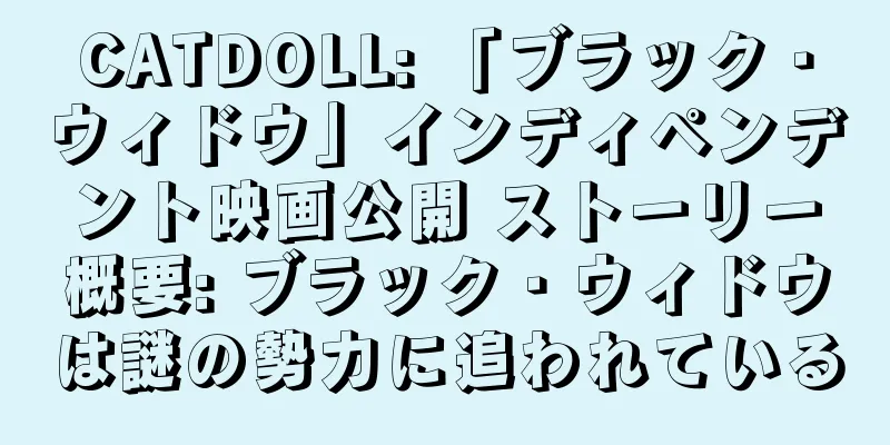 CATDOLL: 「ブラック・ウィドウ」インディペンデント映画公開 ストーリー概要: ブラック・ウィドウは謎の勢力に追われている