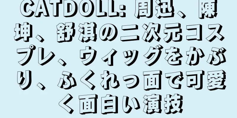 CATDOLL: 周迅、陳坤、舒淇の二次元コスプレ、ウィッグをかぶり、ふくれっ面で可愛く面白い演技