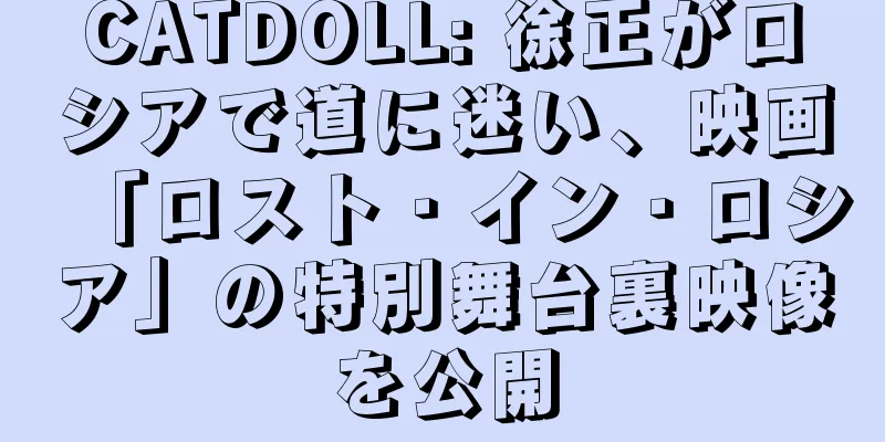CATDOLL: 徐正がロシアで道に迷い、映画「ロスト・イン・ロシア」の特別舞台裏映像を公開