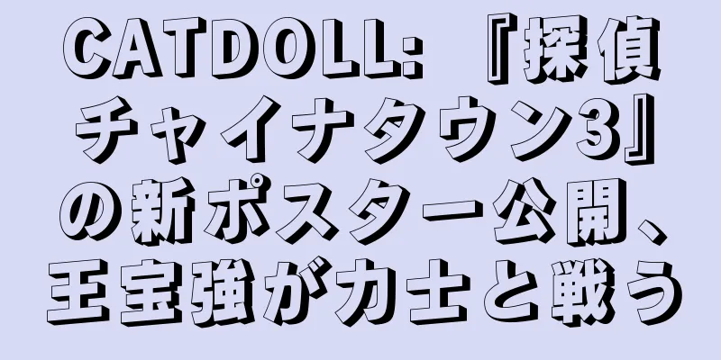 CATDOLL: 『探偵チャイナタウン3』の新ポスター公開、王宝強が力士と戦う