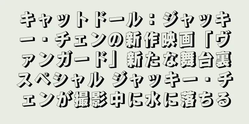 キャットドール：ジャッキー・チェンの新作映画「ヴァンガード」新たな舞台裏スペシャル ジャッキー・チェンが撮影中に水に落ちる