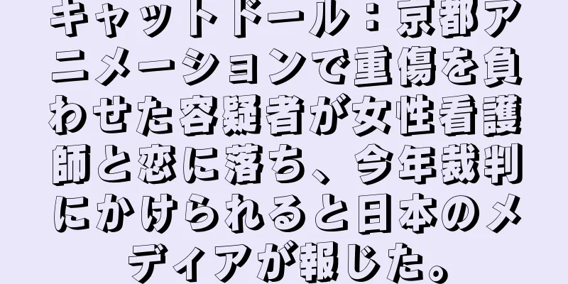 キャットドール：京都アニメーションで重傷を負わせた容疑者が女性看護師と恋に落ち、今年裁判にかけられると日本のメディアが報じた。