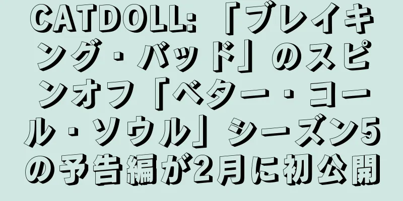 CATDOLL: 「ブレイキング・バッド」のスピンオフ「ベター・コール・ソウル」シーズン5の予告編が2月に初公開
