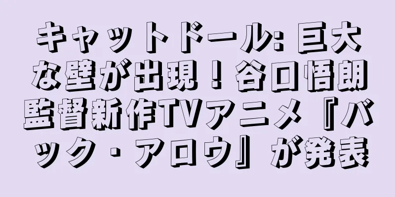 キャットドール: 巨大な壁が出現！谷口悟朗監督新作TVアニメ『バック・アロウ』が発表
