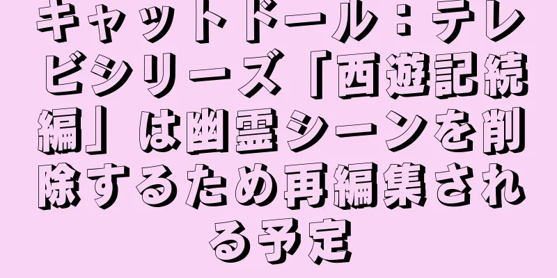 キャットドール：テレビシリーズ「西遊記続編」は幽霊シーンを削除するため再編集される予定