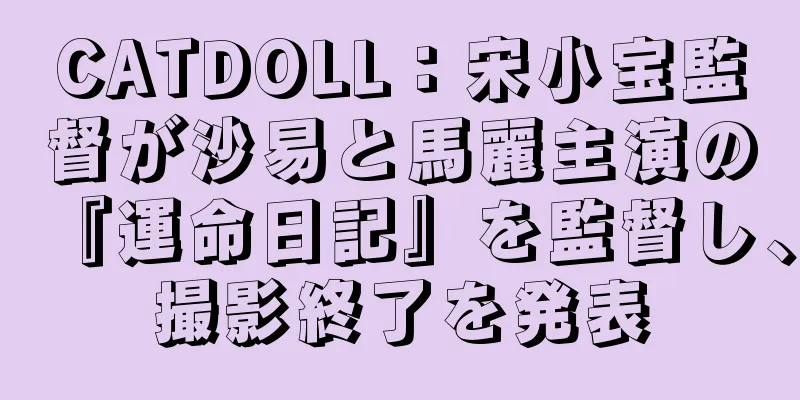 CATDOLL：宋小宝監督が沙易と馬麗主演の『運命日記』を監督し、撮影終了を発表