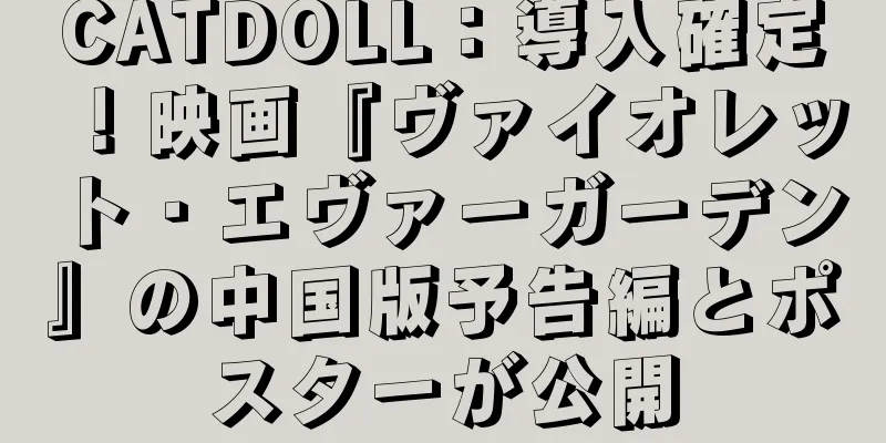 CATDOLL：導入確定！映画『ヴァイオレット・エヴァーガーデン』の中国版予告編とポスターが公開