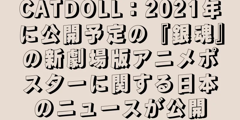 CATDOLL：2021年に公開予定の『銀魂』の新劇場版アニメポスターに関する日本のニュースが公開
