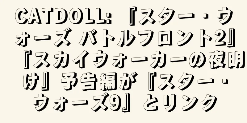CATDOLL: 『スター・ウォーズ バトルフロント2』『スカイウォーカーの夜明け』予告編が『スター・ウォーズ9』とリンク