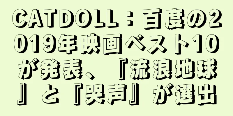 CATDOLL：百度の2019年映画ベスト10が発表、『流浪地球』と『哭声』が選出