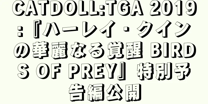 CATDOLL:TGA 2019:『ハーレイ・クインの華麗なる覚醒 BIRDS OF PREY』特別予告編公開