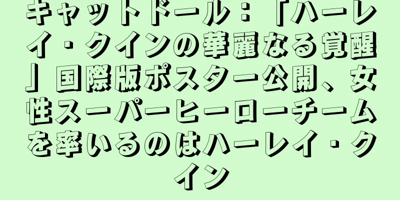 キャットドール：「ハーレイ・クインの華麗なる覚醒」国際版ポスター公開、女性スーパーヒーローチームを率いるのはハーレイ・クイン