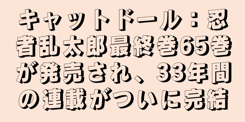 キャットドール：忍者乱太郎最終巻65巻が発売され、33年間の連載がついに完結