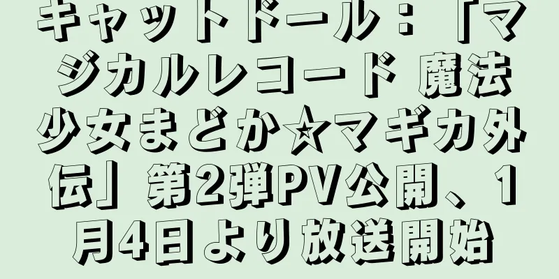 キャットドール：「マジカルレコード 魔法少女まどか☆マギカ外伝」第2弾PV公開、1月4日より放送開始