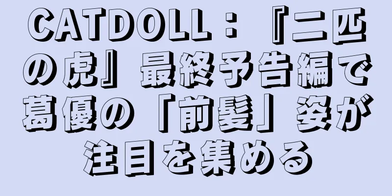 CATDOLL：『二匹の虎』最終予告編で葛優の「前髪」姿が注目を集める