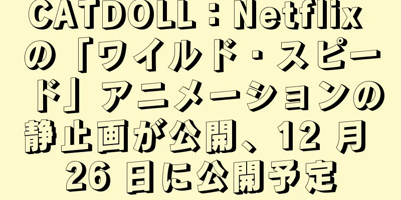 CATDOLL：Netflix の「ワイルド・スピード」アニメーションの静止画が公開、12 月 26 日に公開予定