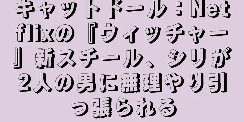 キャットドール：Netflixの『ウィッチャー』新スチール、シリが2人の男に無理やり引っ張られる