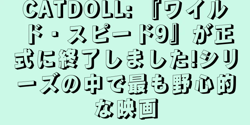 CATDOLL: 『ワイルド・スピード9』が正式に終了しました!シリーズの中で最も野心的な映画