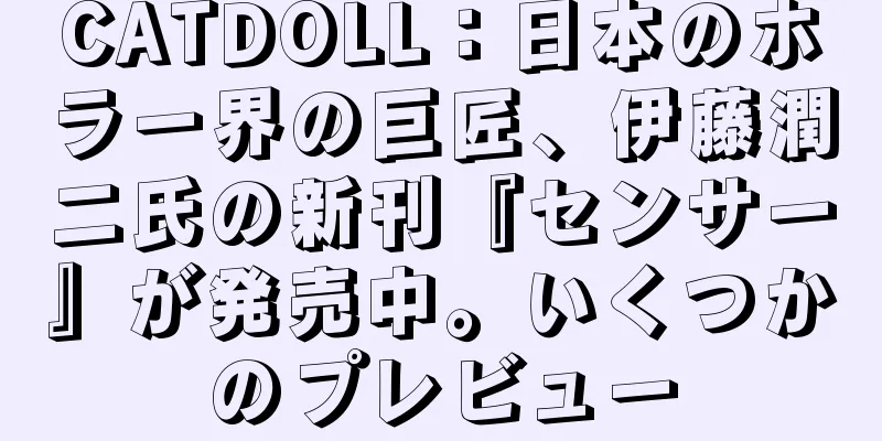 CATDOLL：日本のホラー界の巨匠、伊藤潤二氏の新刊『センサー』が発売中。いくつかのプレビュー