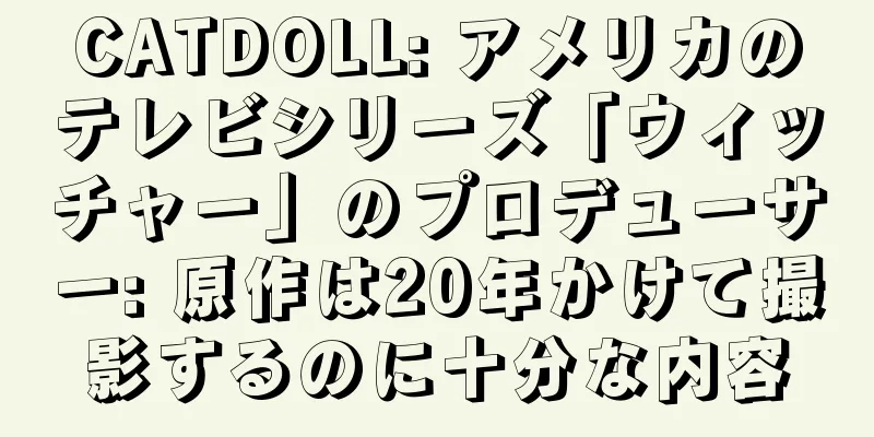 CATDOLL: アメリカのテレビシリーズ「ウィッチャー」のプロデューサー: 原作は20年かけて撮影するのに十分な内容