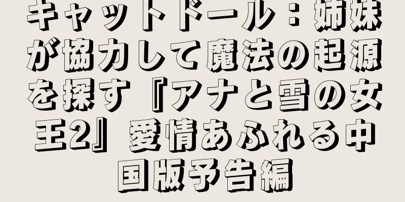 キャットドール：姉妹が協力して魔法の起源を探す『アナと雪の女王2』愛情あふれる中国版予告編