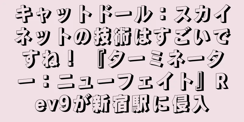 キャットドール：スカイネットの技術はすごいですね！ 『ターミネーター：ニューフェイト』Rev9が新宿駅に侵入