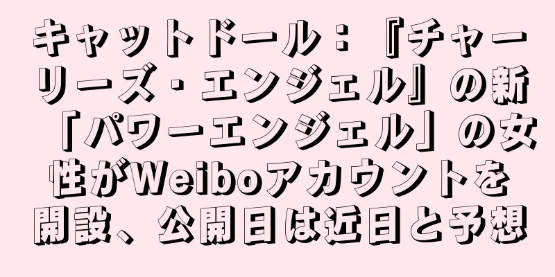 キャットドール：『チャーリーズ・エンジェル』の新「パワーエンジェル」の女性がWeiboアカウントを開設、公開日は近日と予想