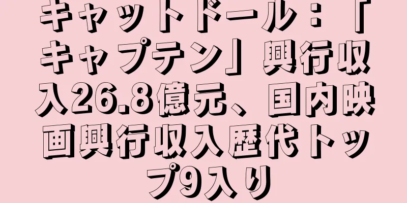 キャットドール：「キャプテン」興行収入26.8億元、国内映画興行収入歴代トップ9入り