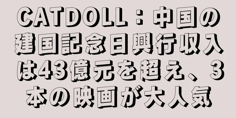 CATDOLL：中国の建国記念日興行収入は43億元を超え、3本の映画が大人気