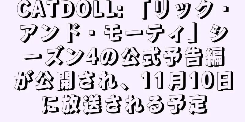 CATDOLL: 「リック・アンド・モーティ」シーズン4の公式予告編が公開され、11月10日に放送される予定