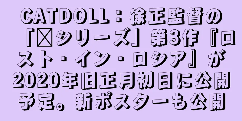 CATDOLL：徐正監督の「囧シリーズ」第3作『ロスト・イン・ロシア』が2020年旧正月初日に公開予定。新ポスターも公開