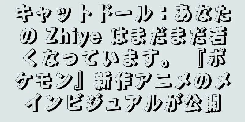 キャットドール：あなたの Zhiye はまだまだ若くなっています。 『ポケモン』新作アニメのメインビジュアルが公開